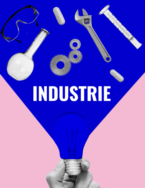 Illustration de la recherche et développement dans le secteur de l'industrie - Agence Malice à Rodez en Aveyron - conseil en marketing et communication